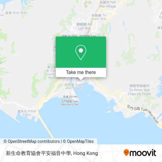 新生命教育協會平安福音中學 map