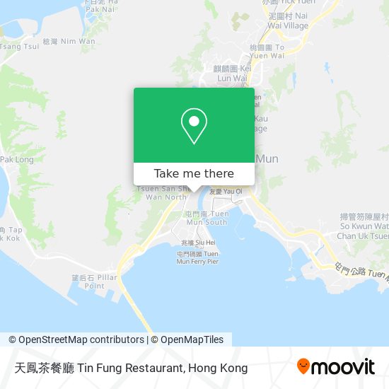 天鳳茶餐廳 Tin Fung Restaurant map