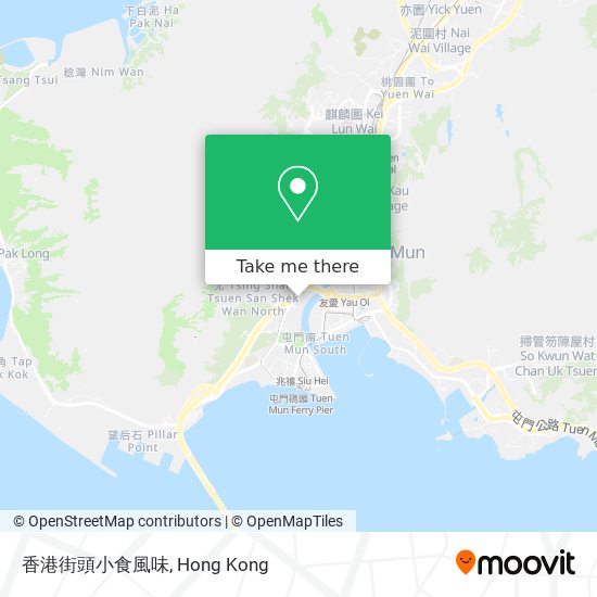 香港街頭小食風味 map