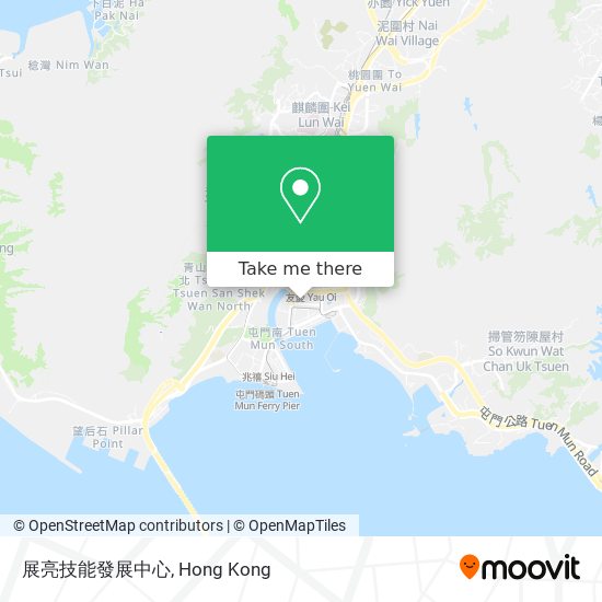 展亮技能發展中心地圖