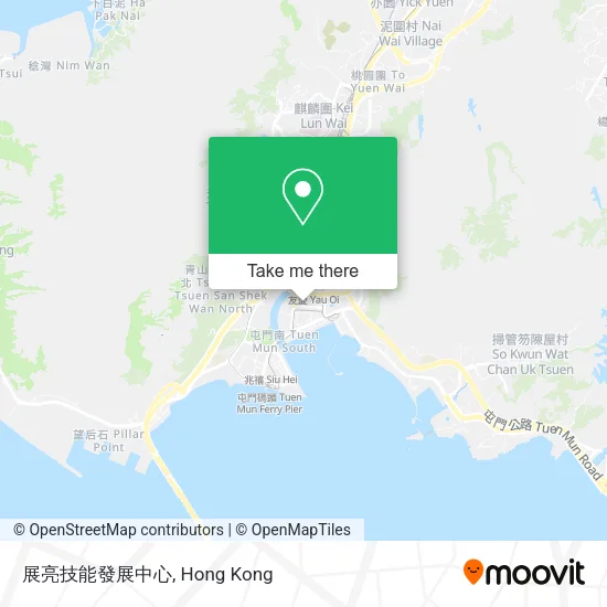 展亮技能發展中心地圖