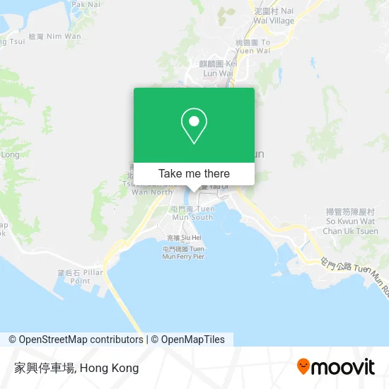 家興停車場地圖