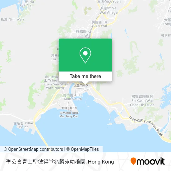 聖公會青山聖彼得堂兆麟苑幼稚園地圖