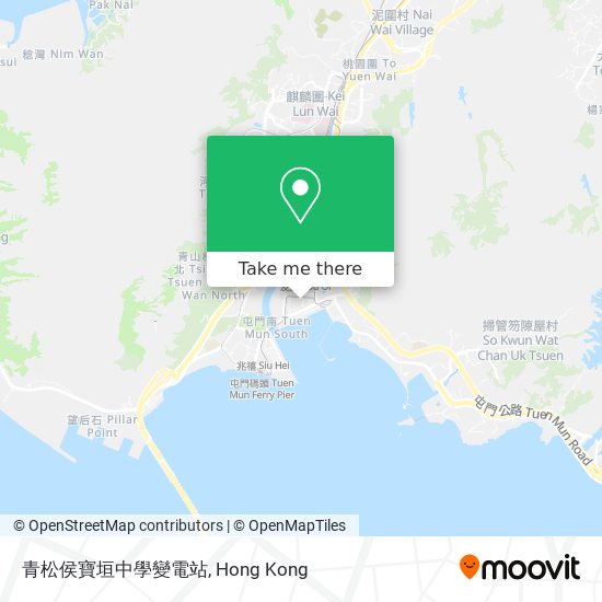 青松侯寶垣中學變電站 map