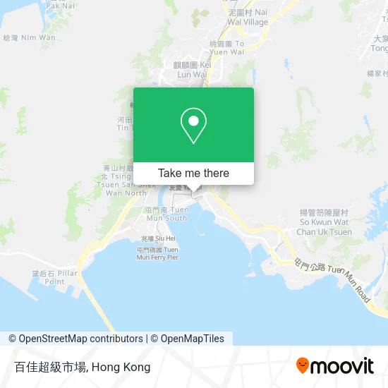 百佳超級市場 map