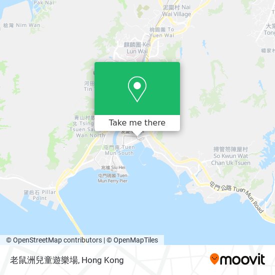 老鼠洲兒童遊樂場地圖