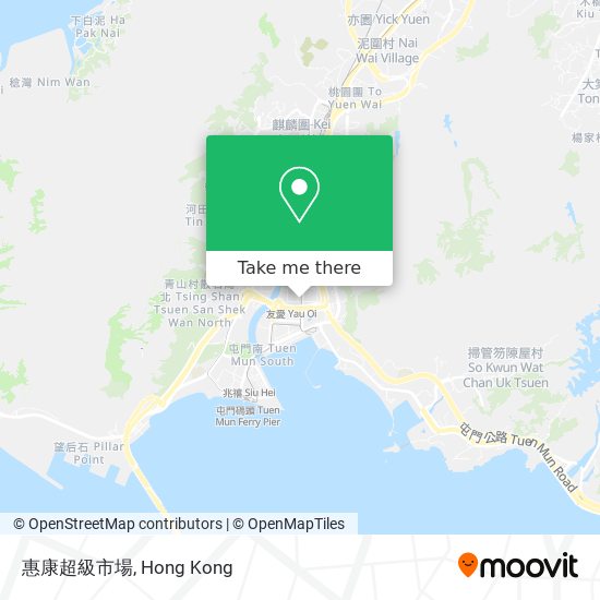 惠康超級市場 map