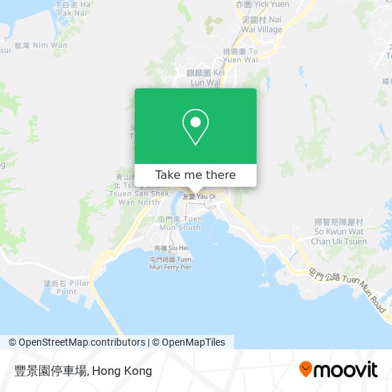 豐景園停車場 map