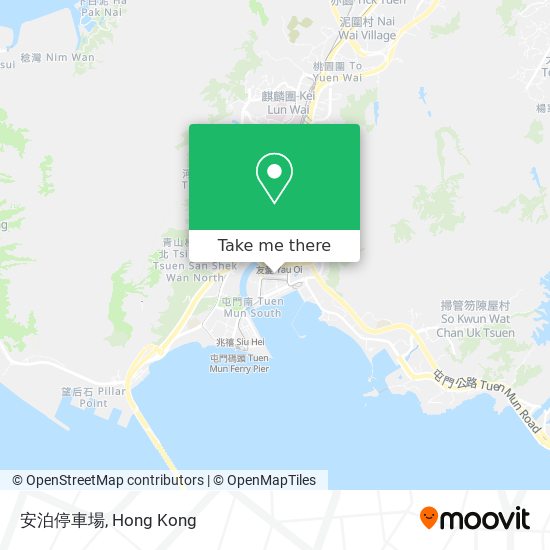 安泊停車場地圖