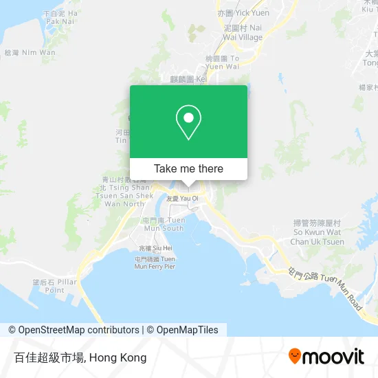 百佳超級市場 map