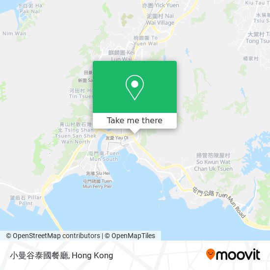 小曼谷泰國餐廳 map