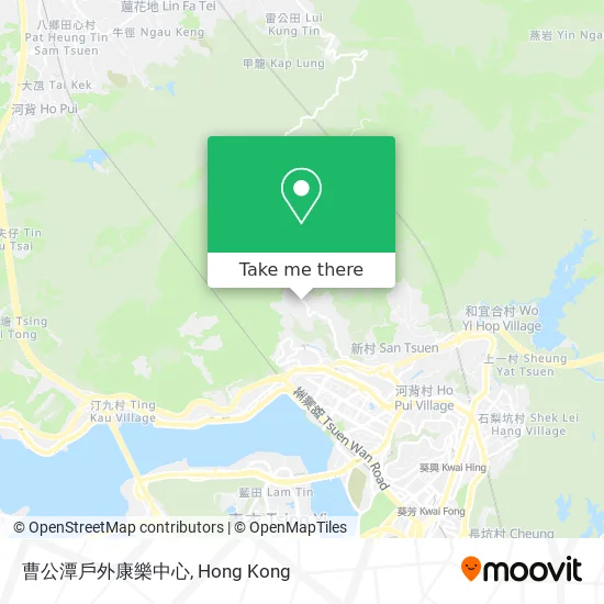 曹公潭戶外康樂中心地圖