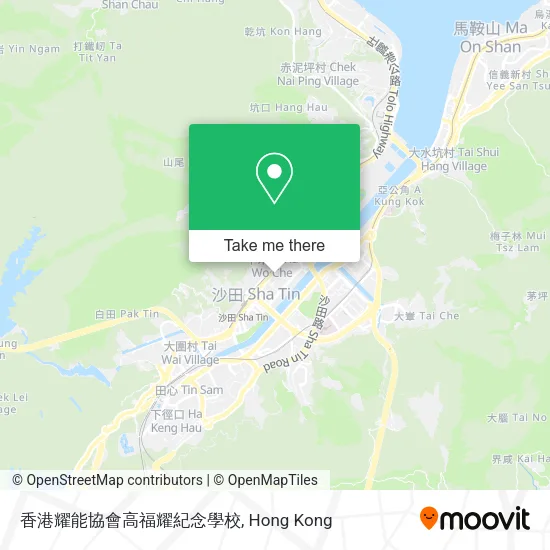 香港耀能協會高福耀紀念學校地圖