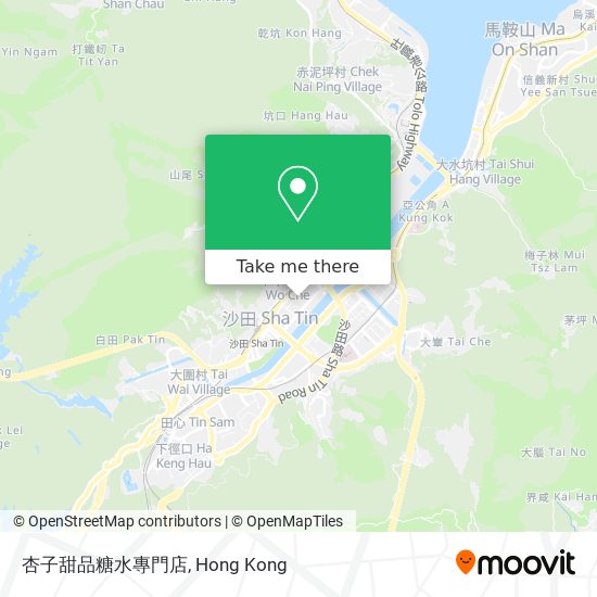 杏子甜品糖水專門店 map