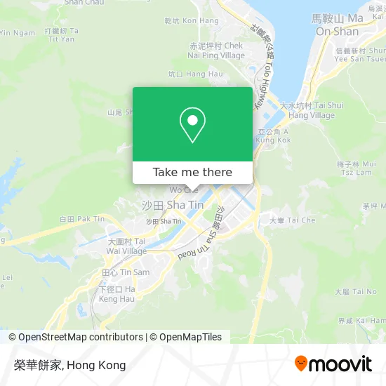 榮華餅家地圖