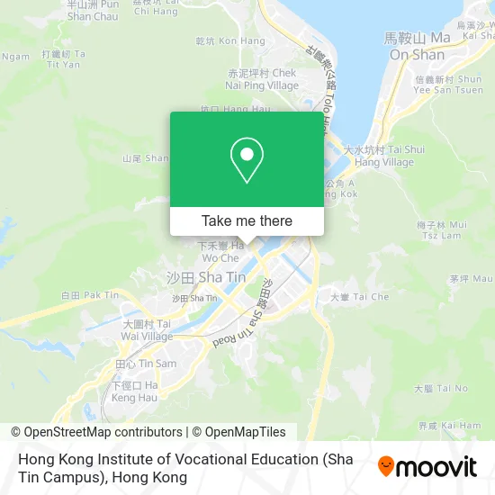 Hong Kong Institute of Vocational Education (Sha Tin Campus)地圖