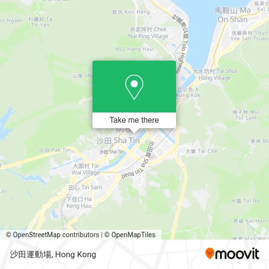 沙田運動場 map