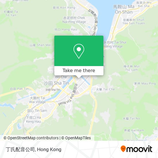 丁氏配音公司 map