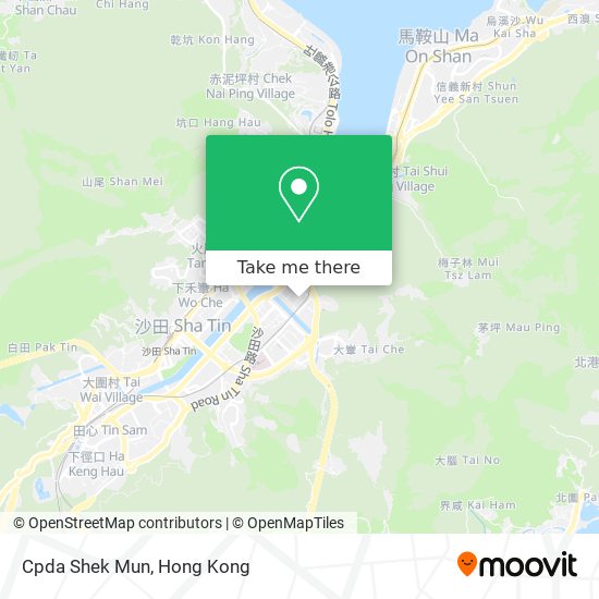 Cpda Shek Mun map