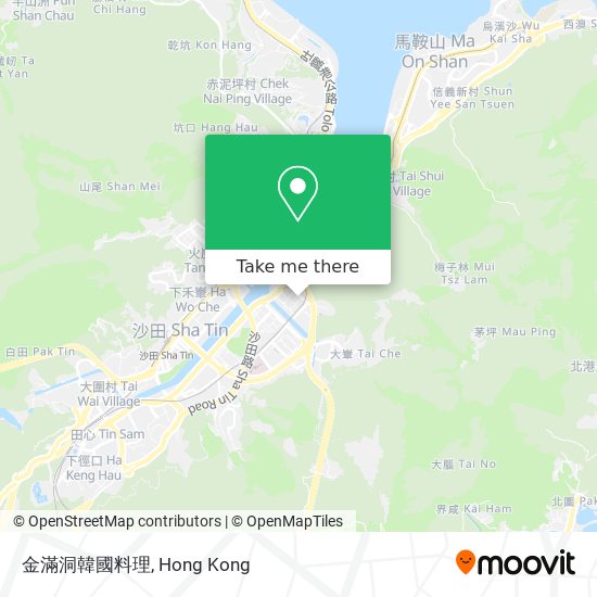 金滿洞韓國料理 map