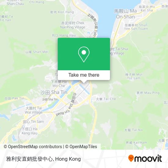 雅利安直銷批發中心 map