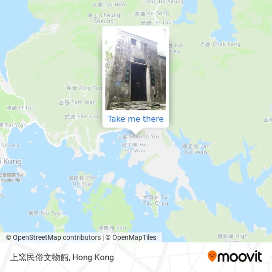 上窯民俗文物館地圖