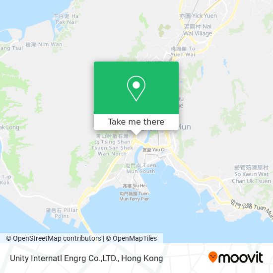 Unity Internatl Engrg Co.,LTD. map