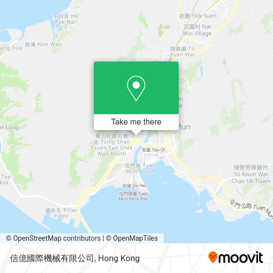 信億國際機械有限公司地圖