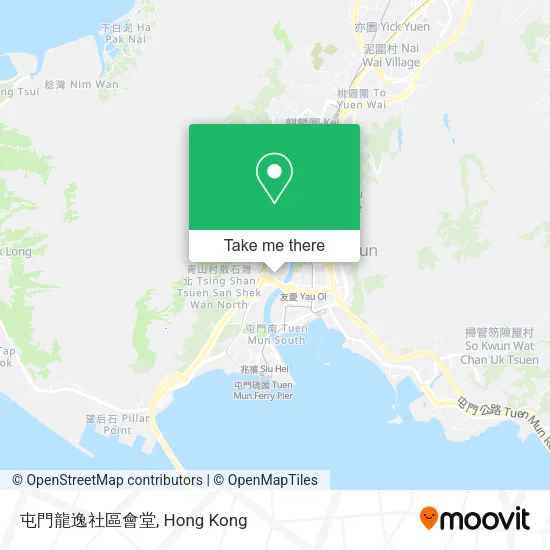 屯門龍逸社區會堂地圖