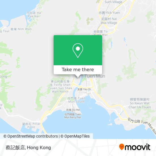 蔡記飯店地圖