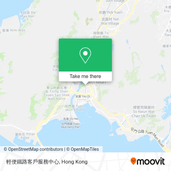 輕便鐵路客戶服務中心地圖