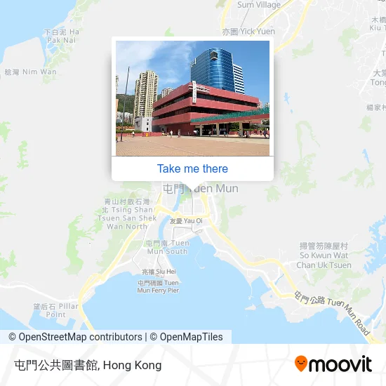 屯門公共圖書館 map