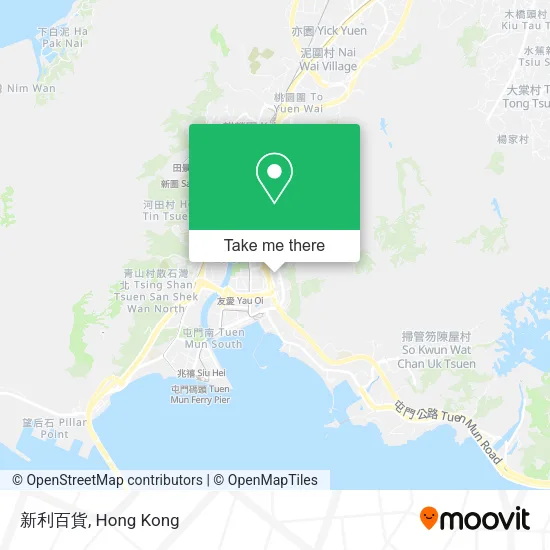 新利百貨 map
