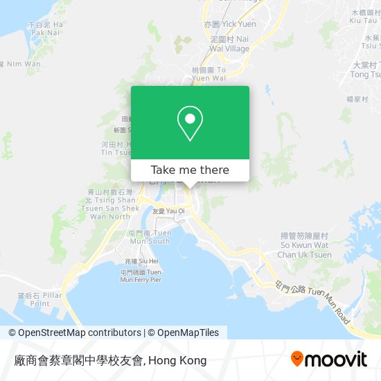 廠商會蔡章閣中學校友會地圖