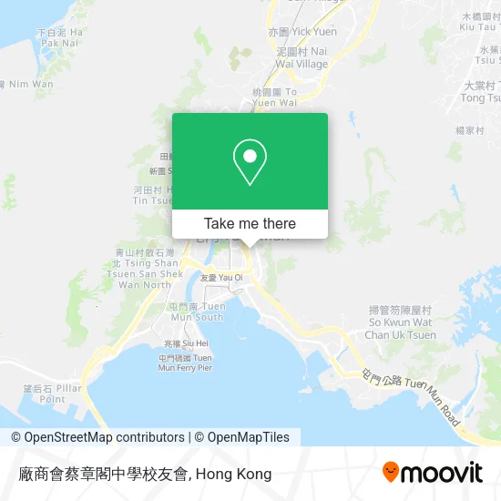 廠商會蔡章閣中學校友會 map