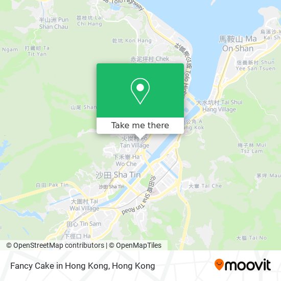 Fancy Cake in Hong Kong map
