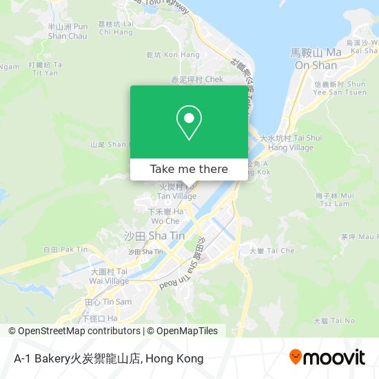 A-1 Bakery火炭禦龍山店 map