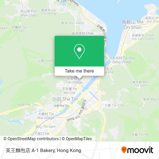 英王麵包店 A-1 Bakery map