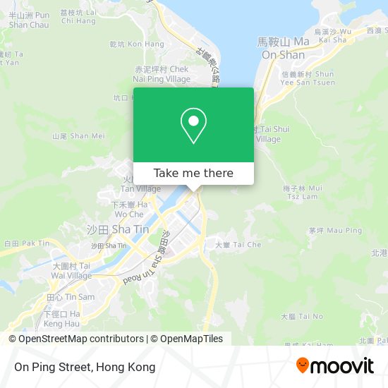 On Ping Street map