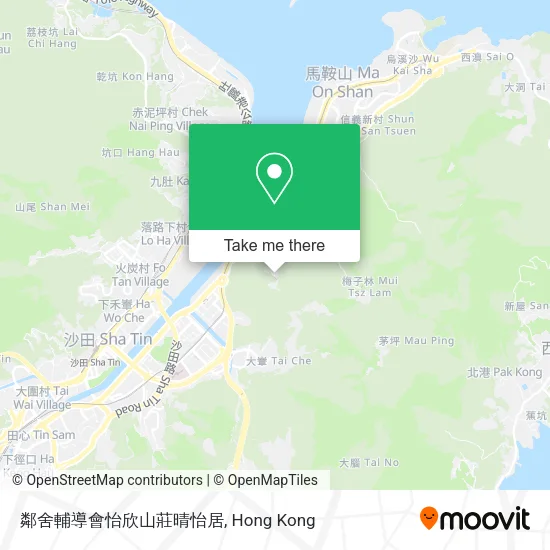 鄰舍輔導會怡欣山莊晴怡居地圖