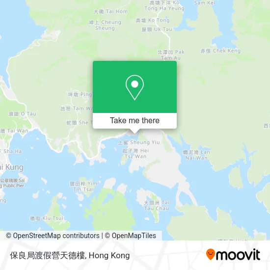 保良局渡假營天德樓地圖