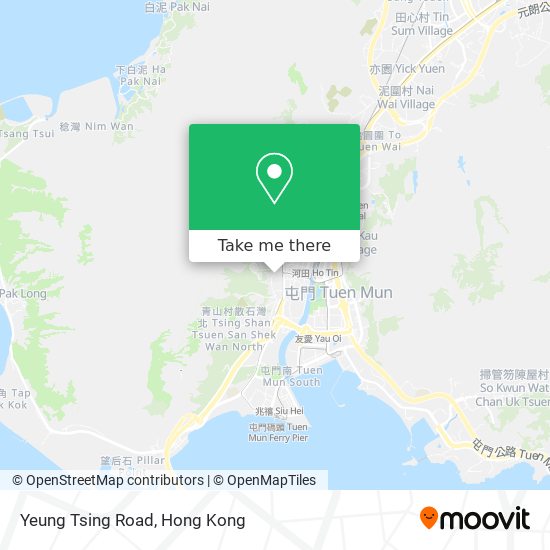 Yeung Tsing Road地圖