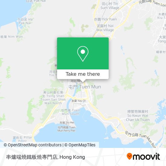 串爐端燒鐵板燒專門店地圖