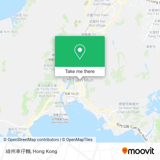 綠州車仔麵地圖