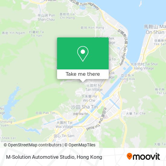 M-Solution Automotive Studio map