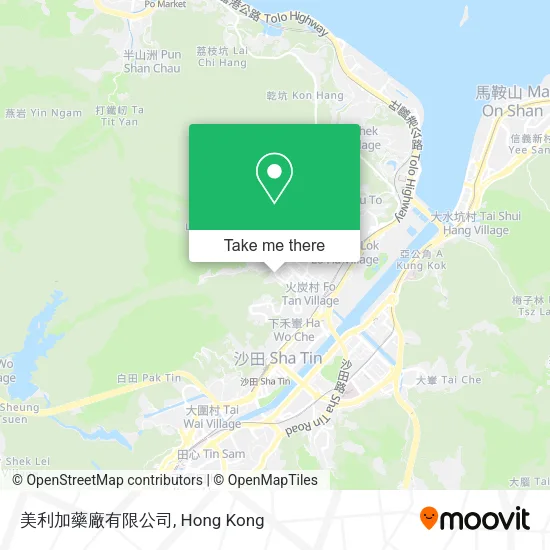 美利加藥廠有限公司地圖
