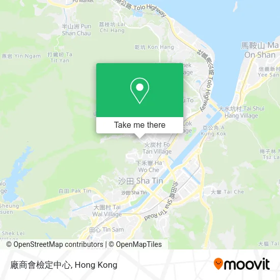 廠商會檢定中心地圖