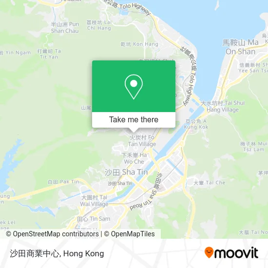 沙田商業中心 map