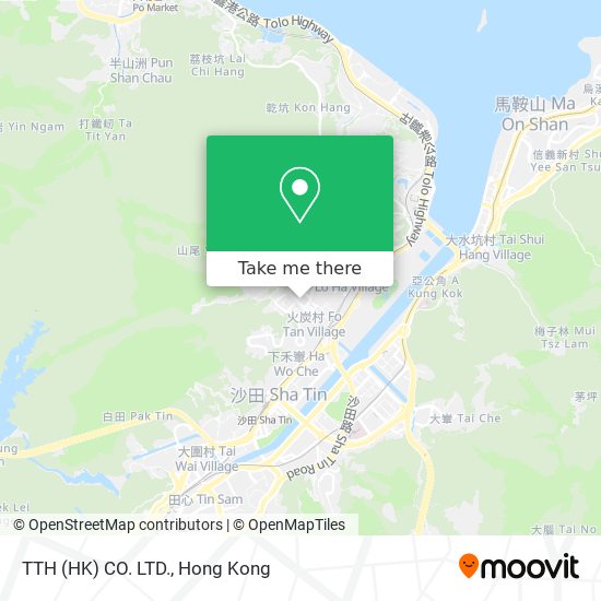 TTH (HK) CO. LTD. map