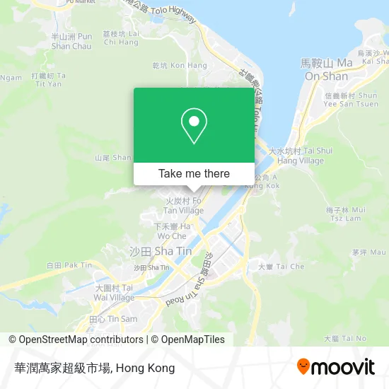華潤萬家超級市場地圖
